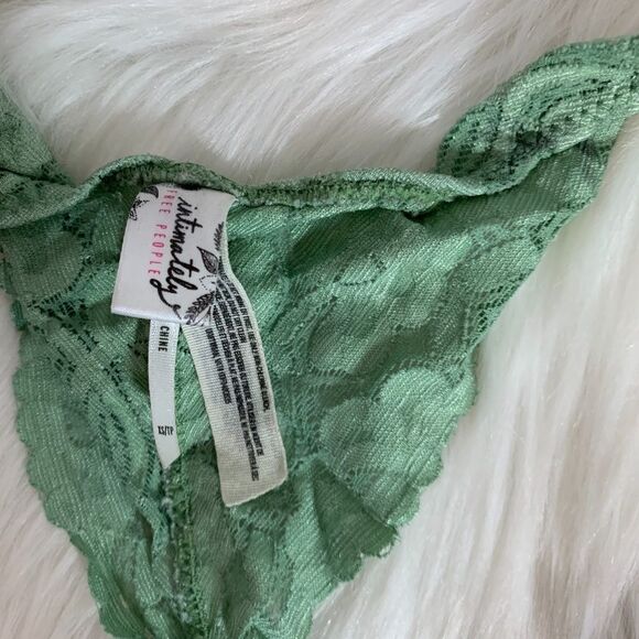 Intimately Free People Moss Green Bralette Sz XS - Picture 5 of 7